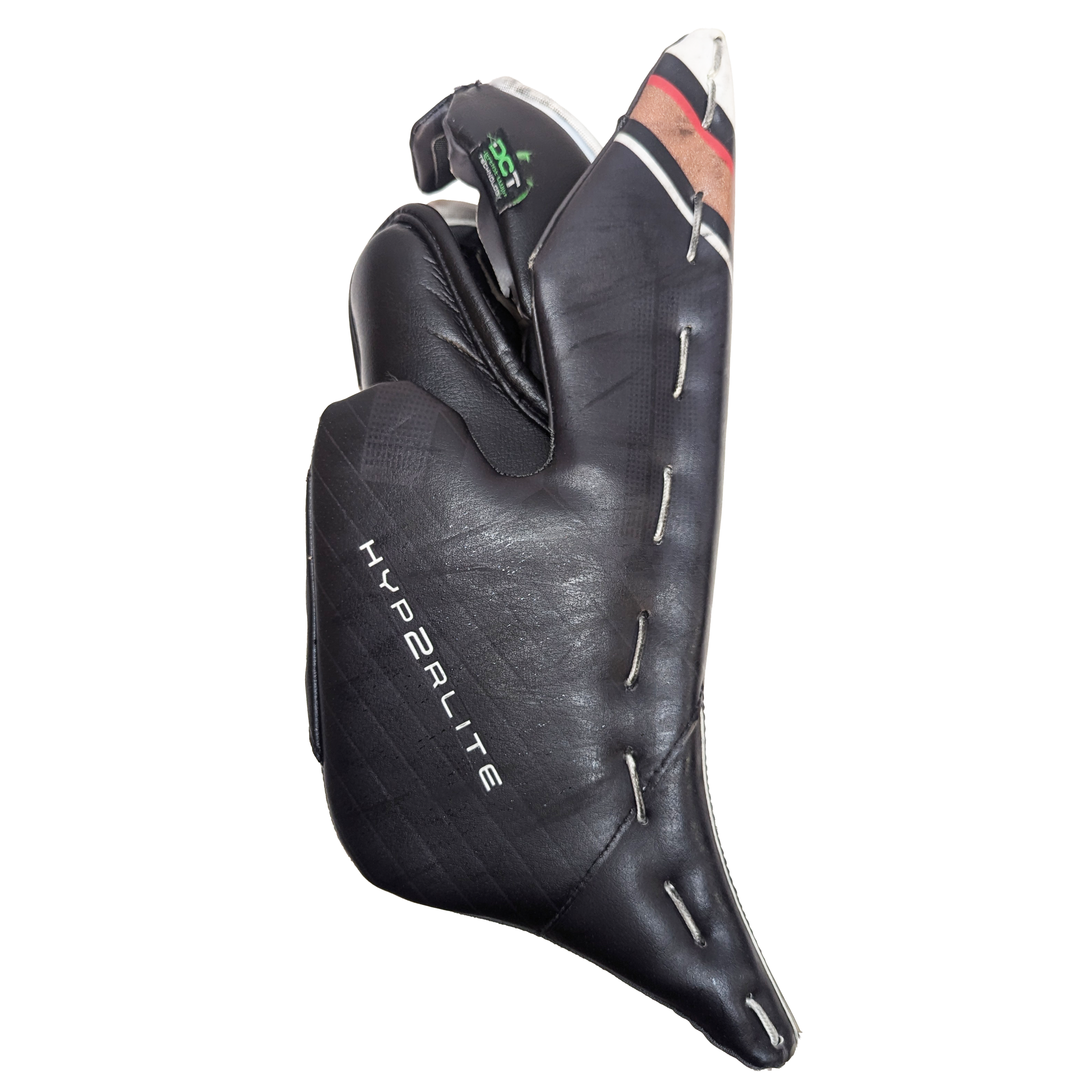 Bauer Vapor Hyperlite 2 - Ensemble de gardien de but complet WHL Pro Stock Senior d'occasion (blanc/noir/beige)